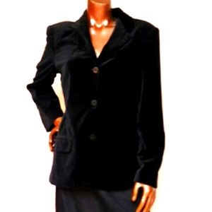 Trending Black Velvet Classic Blazer